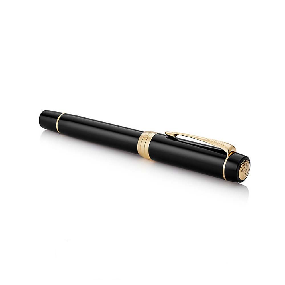 Parker Duofold Black GT Centennial Fountain pen | Appelboom.com